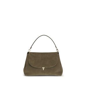 Toteme Women T-Lock Suede Satchel Bag